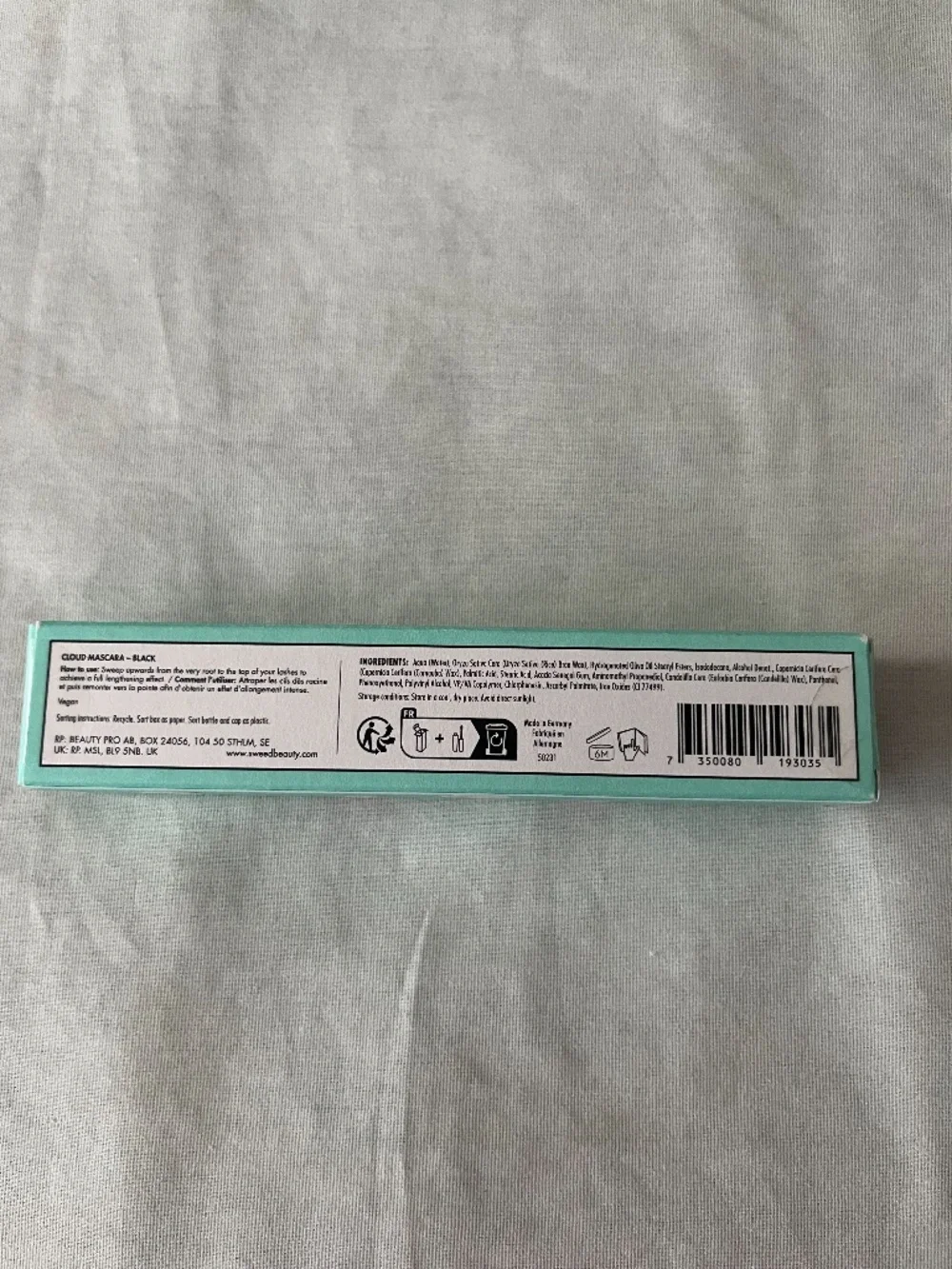 NEW in box Sweed Beauty Cloud Mascara Black